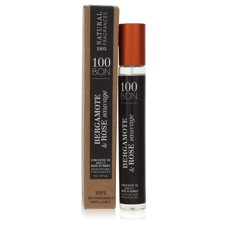 100 Bon Bergamote & Rose Sauvage Cologne By 100 Bon Mini Concentree De Parfum (Unisex Refillable) For Men