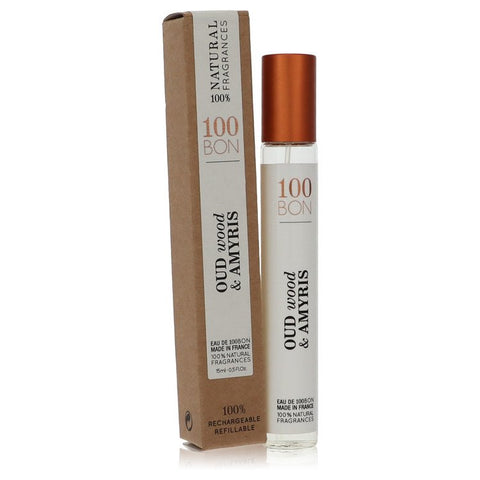 100 Bon Oud Wood & Amyris Cologne By 100 Bon Mini EDP Spray (Unisex Refillable) For Men