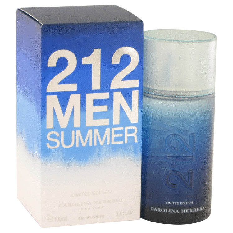 212 Summer Cologne By Carolina Herrera Eau De Toilette Spray (Limited Edition) For Men