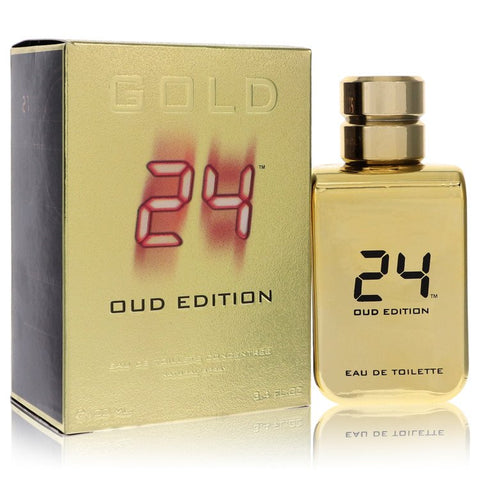 24 Gold Oud Edition Cologne By ScentStory Eau De Toilette Concentree Spray (Unisex) For Men