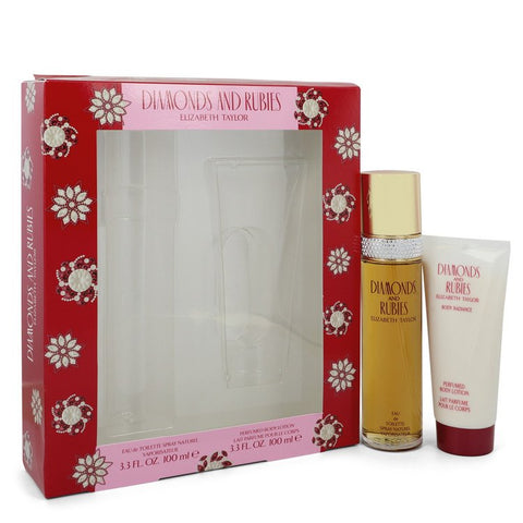 Diamonds & Rubies Perfume By Elizabeth Taylor Gift Set For Women