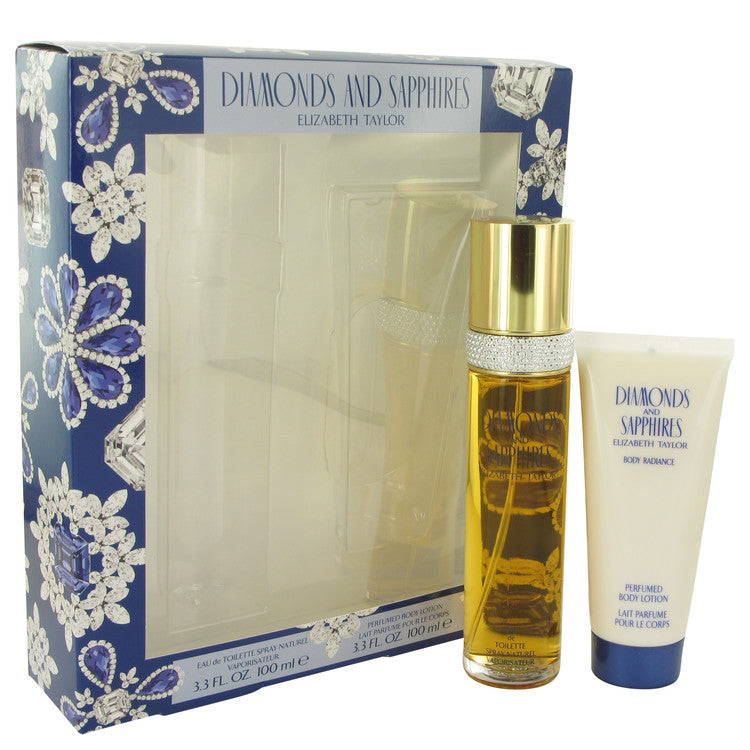 Diamonds & Saphires Perfume By Elizabeth Taylor Gift Set For Women