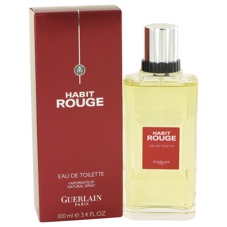 Habit Rouge Cologne By Guerlain Cologne Eau De Toilette Spray For Men
