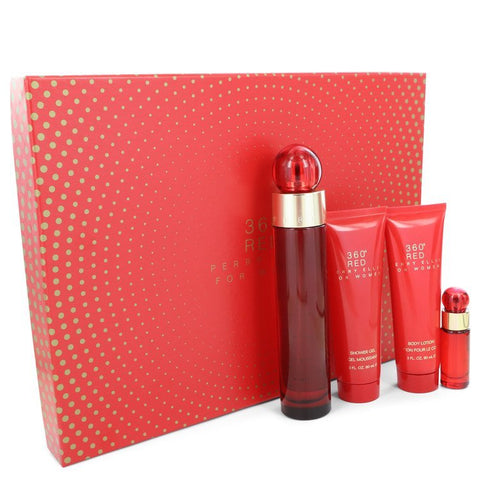 Perry Ellis 360 Red Perfume By Perry Ellis Gift Set For Women
