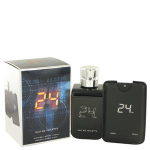 24 The Fragrance Cologne By ScentStory Eau De Toilette Spray + 0.8 oz Mini Pocket Spray For Men
