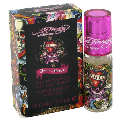 Ed Hardy Hearts & Daggers Perfume By Christian Audigier Mini EDP Spray For Women