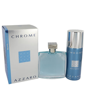 Chrome Cologne By Azzaro Gift Set For Men