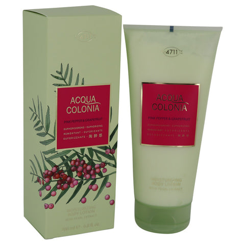 4711 Acqua Colonia Pink Pepper & Grapefruit Perfume By Maurer & Wirtz Body Lotion For Women