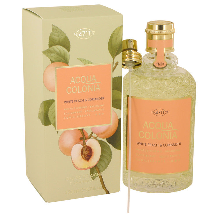 4711 Acqua Colonia White Peach & Coriander Perfume By Maurer & Wirtz Eau De Cologne Spray (Unisex) For Women