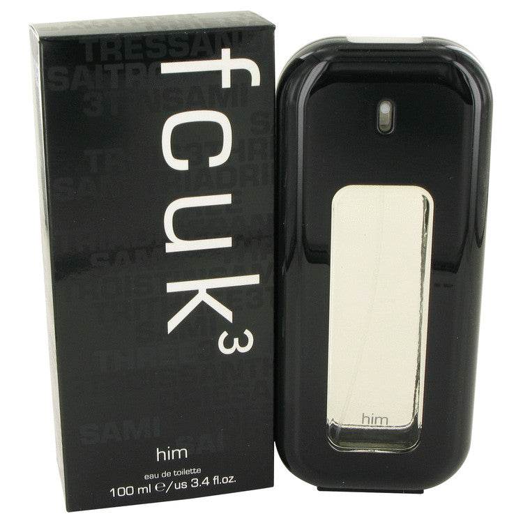 Fcuk 3 Cologne By French Connection Eau De Toilette Spray For Men