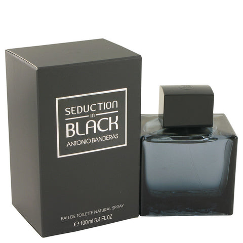 Seduction In Black Cologne By Antonio Banderas Eau De Toilette Spray For Men