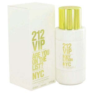 212 Vip Perfume By Carolina Herrera Body Lotion For Women