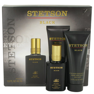 Stetson Black Cologne By Coty Gift Set For Men