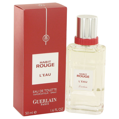Habit Rouge L'eau Cologne By Guerlain Eau De Toilette Spray For Men