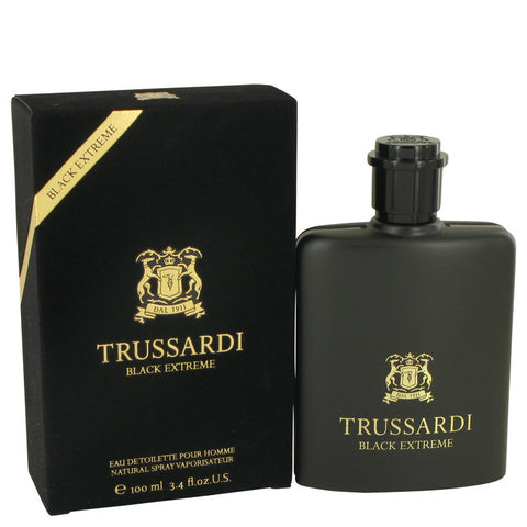 Trussardi Black Extreme Cologne By Trussardi Eau De Toilette Spray For Men