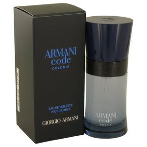 Armani Code Colonia Cologne By Giorgio Armani Eau De Toilette Spray For Men