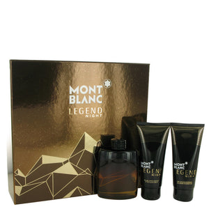Montblanc Legend Night Cologne By Mont Blanc Gift Set For Men