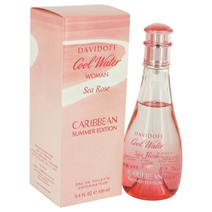 Cool Water Sea Rose Caribbean Summer Perfume By Davidoff Eau De Toilette Spray For Women
