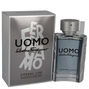 Salvatore Ferragamo Uomo Casual Life Cologne By Salvatore Ferragamo Eau De Toilette Spray For Men