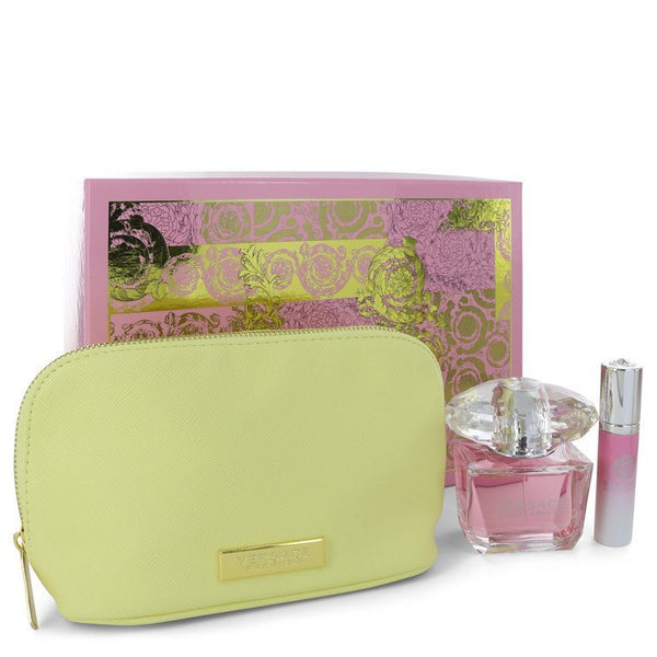 Bright Crystal Perfume By Versace Gift Set For Women