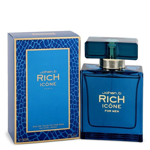 Rich Icone Cologne By Johan B Eau De Toilette Spray For Men