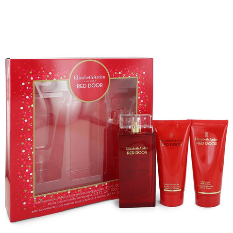Red Door Perfume By Elizabeth Arden Gift Set For Women