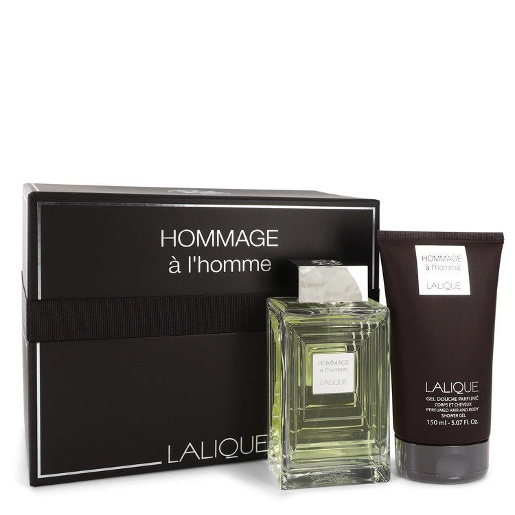 Lalique Hommage A L'homme Cologne By Lalique Gift Set For Men