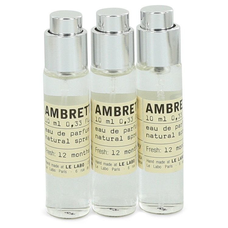 Le Labo Ambrette 9 Perfume By Le Labo Three Travel Size Eau De Parfum Sprays (Unisex) For Women