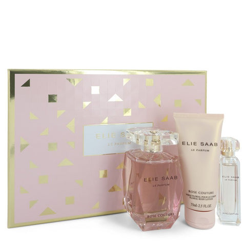 Le Parfum Elie Saab Rose Couture Perfume By Elie Saab Gift Set For Women