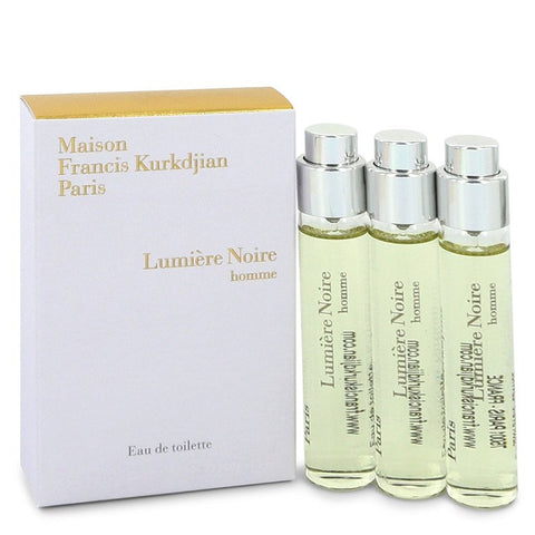 Lumiere Noire Homme Cologne By Maison Francis Kurkdjian Three Travel Size 0.37 oz Mini EDT Sprays For Men