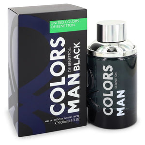 Colors De Benetton Black Cologne By Benetton Eau De Toilette Spray For Men