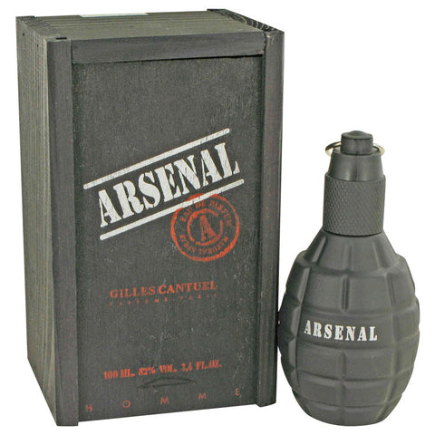 Arsenal Black Cologne By Gilles Cantuel Eau De Parfum Spray For Men