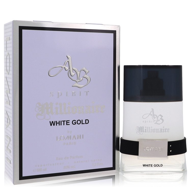 Ab Spirit Millionaire White Gold Cologne By Lomani Eau De Parfum Spray For Men