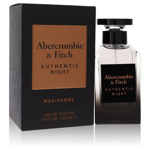 Authentic Night Cologne By Abercrombie & Fitch 3.4 oz Eau De Toilette Spray For Men