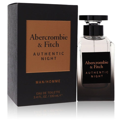Authentic Night Cologne By Abercrombie & Fitch 3.4 oz Eau De Toilette Spray For Men