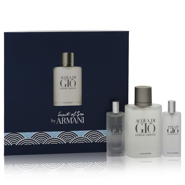 Acqua Di Gio Cologne Gift Set By Giorgio Armani For Men