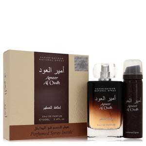 Ameer Al Oudh Cologne By Lattafa Gift Set For Men