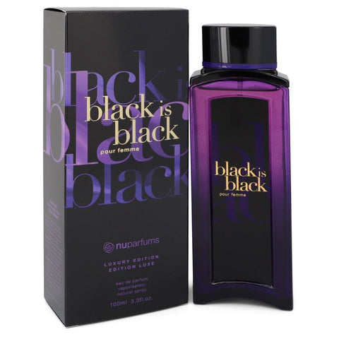 Black Is Black Perfume By Nu Parfums Eau De Parfum Spray For Women