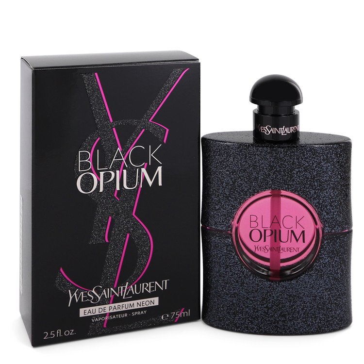 Black Opium Perfume By Yves Saint Laurent Eau De Parfum Neon Spray For Women
