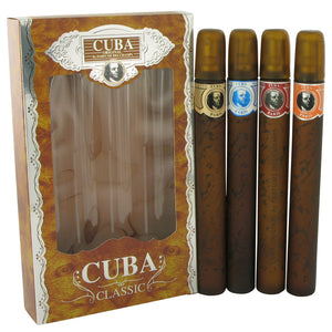 Cuba Blue Cologne By Fragluxe Gift Set For Men