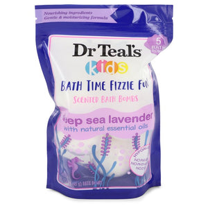 Dr Teal's Ultra Moisturizing Bath Bombs Cologne By Dr Teal's Five (5) 1.6 oz Kids Bath Time Fizzie Fun Scented Bath Bombs Deep Sea Lavender with Natural Essential Oils (Unisex) For Men