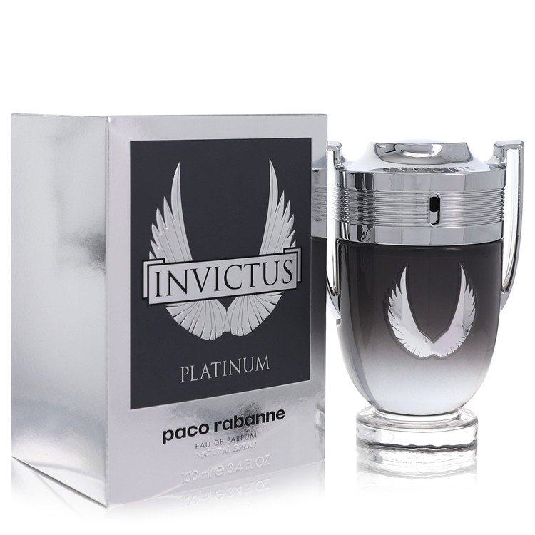 Invictus Platinum Cologne By Paco Rabanne Eau De Parfum Spray For Men