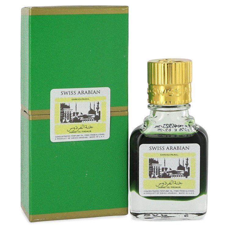 Jannet El Firdaus Cologne By Swiss Arabian Concentrated Perfume Oil Free From Alcohol (Unisex Green Attar) For Men