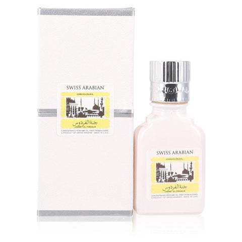 Jannet El Firdaus Cologne By Swiss Arabian Concentrated Perfume Oil Free From Alcohol (Unisex White Attar) For Men