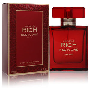 Johan B Rich Red Icone Cologne By Johan B Eau De Toilette Spray For Men