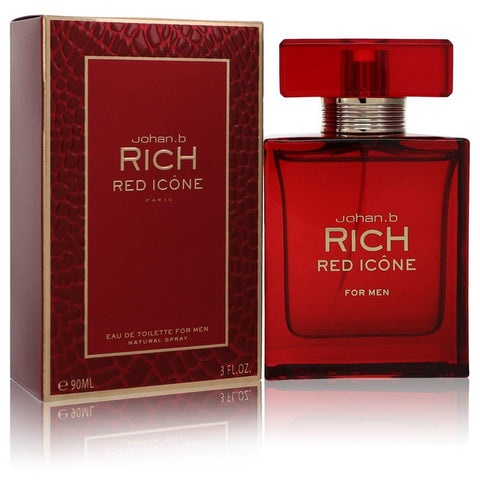 Johan B Rich Red Icone Cologne By Johan B Eau De Toilette Spray For Men