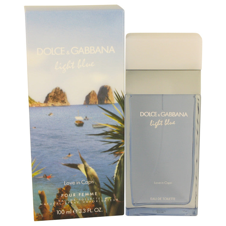 Light Blue Love In Capri Perfume By Dolce & Gabbana Eau De Toilette Spray For Women
