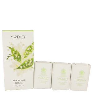 Lily Of The Valley Yardley Perfume By Yardley London 3 x 3.5 oz Soap For Women