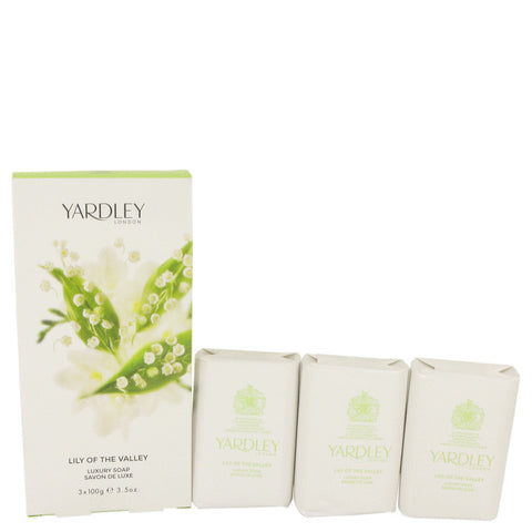 Lily Of The Valley Yardley Perfume By Yardley London 3 x 3.5 oz Soap For Women