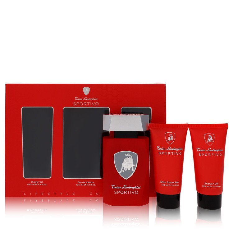 Lamborghini Sportivo Cologne By Tonino Lamborghini Gift Set For Men